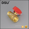 Male Female Thread Butterfly handle Brass ball valve